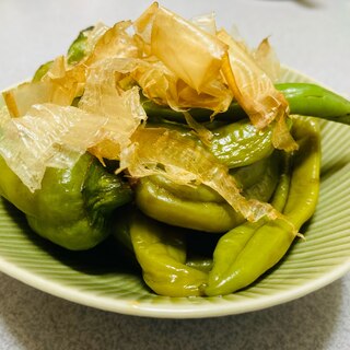 京野菜おばんざい　万願寺とうがらしの煮浸し